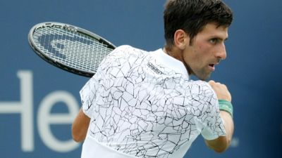 Tennis: Djokovic s'en sort, Muguruza et Wozniacki éliminées, à Cincinnati