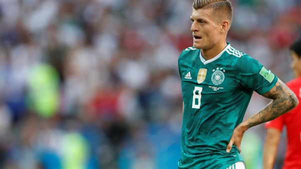 Soccer - Ozil resignation not in order, says Germany's Kroos Soccer - Ozil resignation not in order, says Germany's Kroos