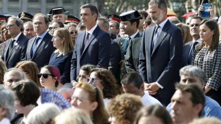 Attentats: un an après, Barcelone se souvient sans dépasser les divisions