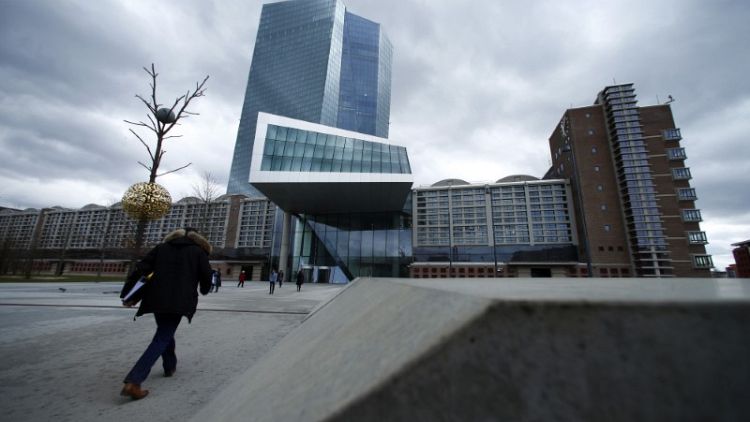 Euro zone banks see rising loan demand, easing credit standards: ECB