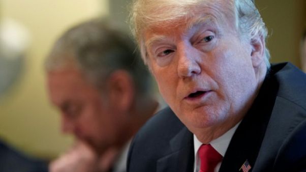 Le président américain Donald Trump à Washington, le 16 août 2018 Le président américain Donald Trump à Washington, le 16 août 2018