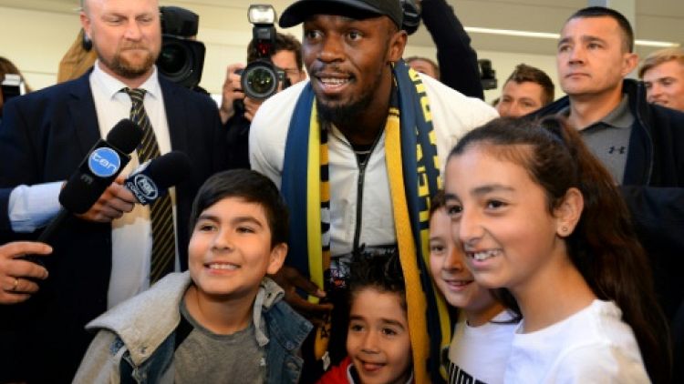 Usain Bolt arrive en Australie pour assouvir son rêve de devenir footballeur pro 