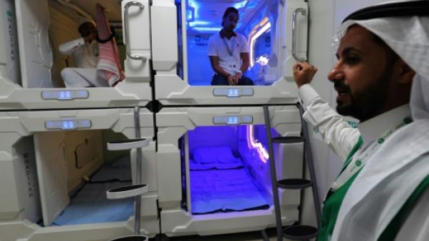 A La Mecque, des "hôtels capsule" pour requinquer les pèlerins A La Mecque, des "hôtels capsule" pour requinquer les pèlerins