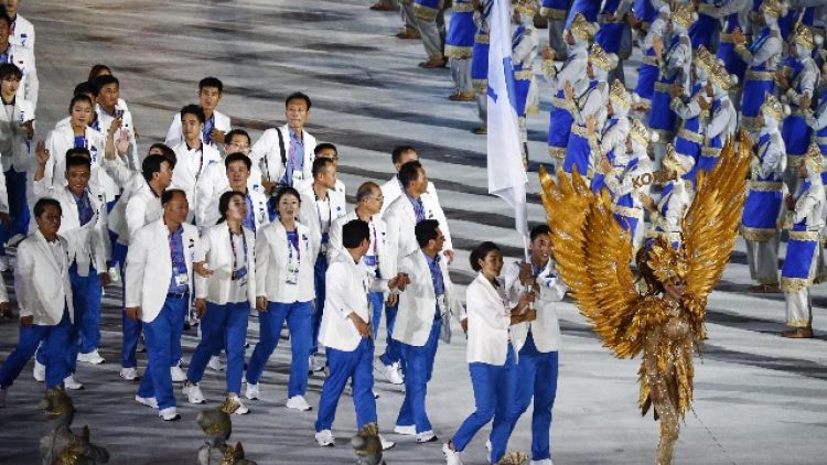 Asian Games, applausi per squadra Corea