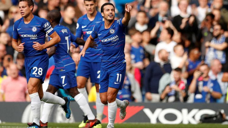 Soccer-Chelsea beat Arsenal 3-2 in London derby thriller
