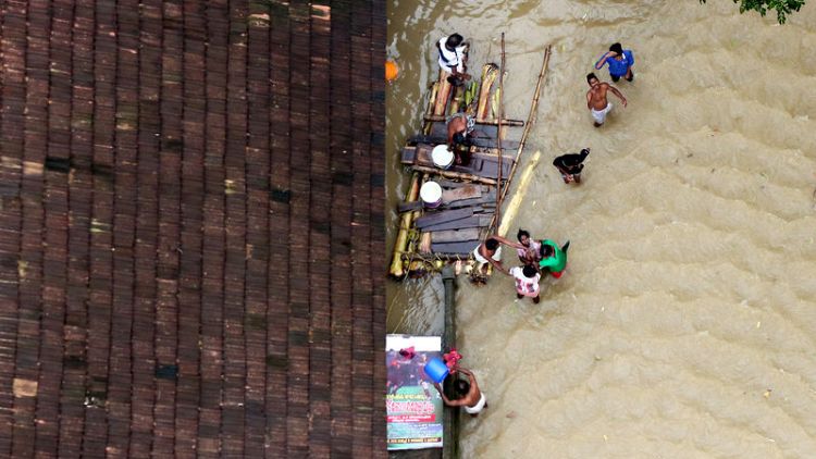 Focus shifts to rescues as rain abates in India's flood-hit Kerala