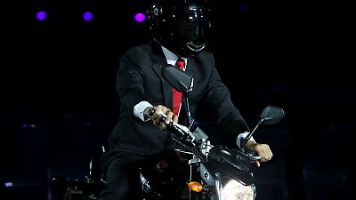 Vroom! Indonesia president a hit on social media after motorbike stunt