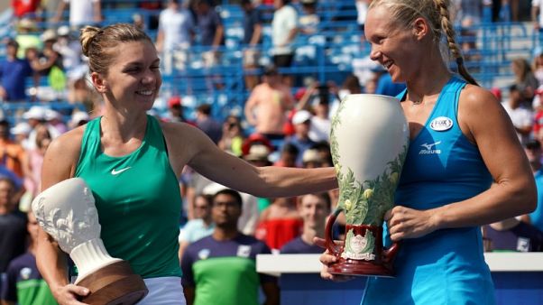 Bertens stuns world number one Halep for Cincinnati title Bertens stuns world number one Halep for Cincinnati title