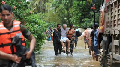 Inde : décrue au Kerala, plus de 400 morts