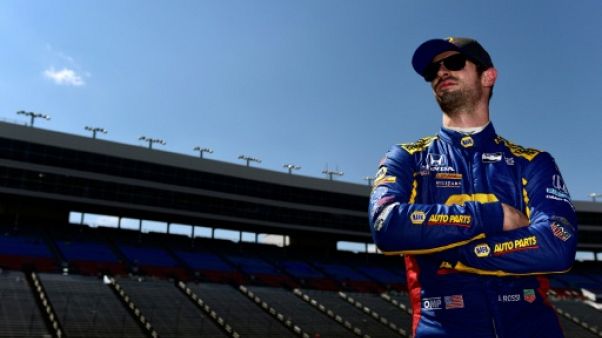 Le pilote américain Alexander Rossi, le 8 juin 2018 à Fort Worth, au Texas Le pilote américain Alexander Rossi, le 8 juin 2018 à Fort Worth, au Texas