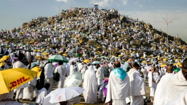Arabie: le pèlerinage atteint son paroxysme sur le Mont Arafat Arabie: le pèlerinage atteint son paroxysme sur le Mont Arafat