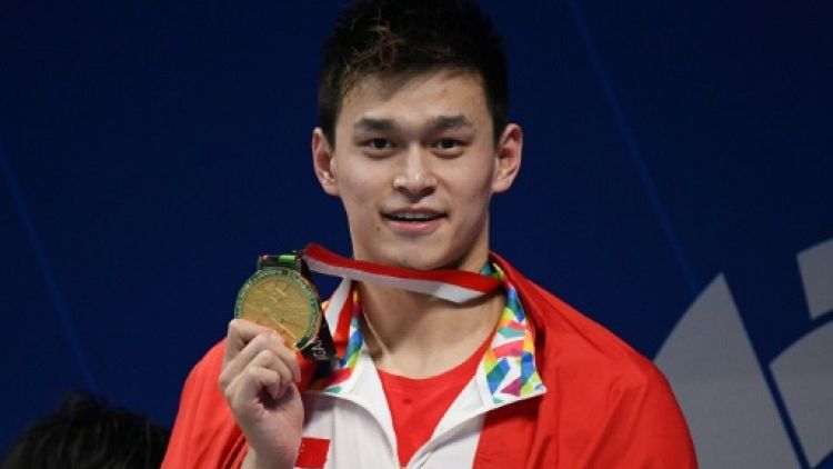 Jeux Asiatiques: le nageur chinois Sun Yang réalise le doublé 200-800 m
