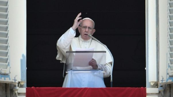 Le pape François lors de la prière de l'angelus le 19 août 2018 au Vatican Le pape François lors de la prière de l'angelus le 19 août 2018 au Vatican
