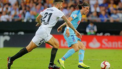 Filipe Luis has chance to join PSG says Atletico's Oblak Filipe Luis has chance to join PSG says Atletico's Oblak