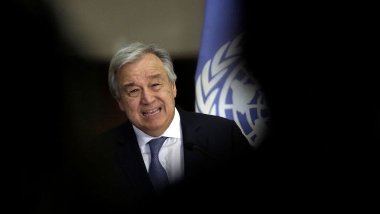 U.N. chief looks forward to North, South Korea talks in New York - spokesman
