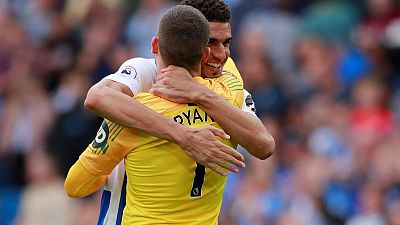Brighton's Balogun expects more intense test at Liverpool