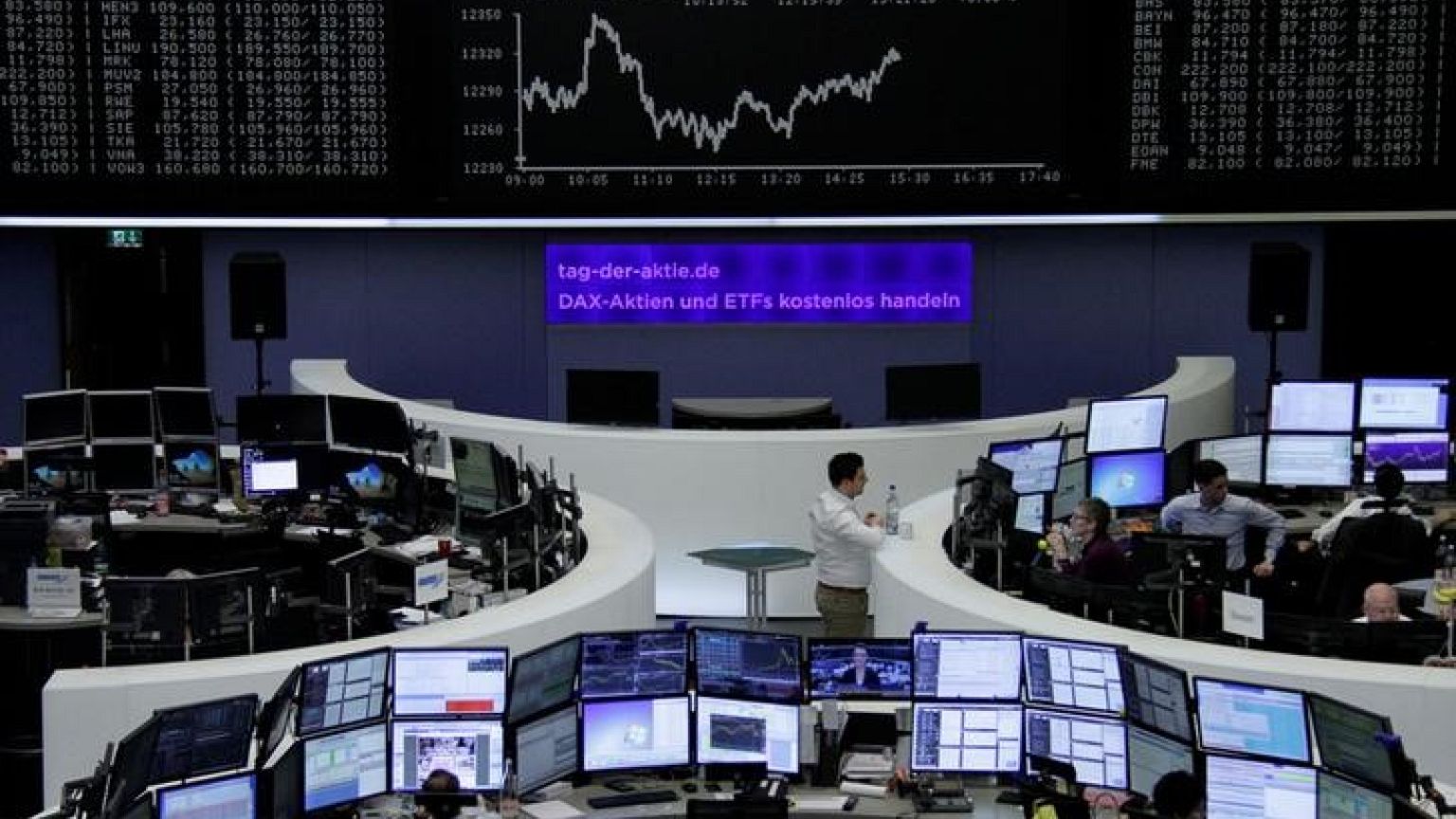 European shares steady ahead of U.S.-China trade talks