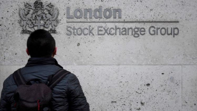 FTSE-100 edges up as trade talk anxiety boosts defensives