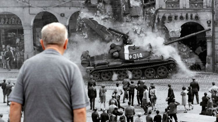 'Punch to the face' - Czechs mark half-century since Soviet invasion