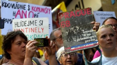 Tchèques et Slovaques marquent le 50e anniversaire de l'écrasement du "Printemps de Prague"