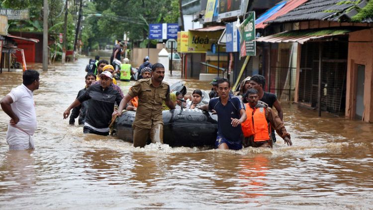 Local boatmen the heroes of flood rescues in India's Kerala