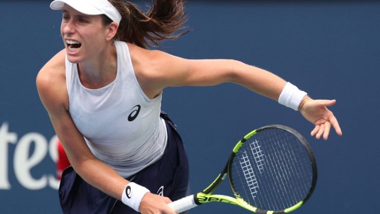 Konta out of final U.S. Open tune-up with viral illness