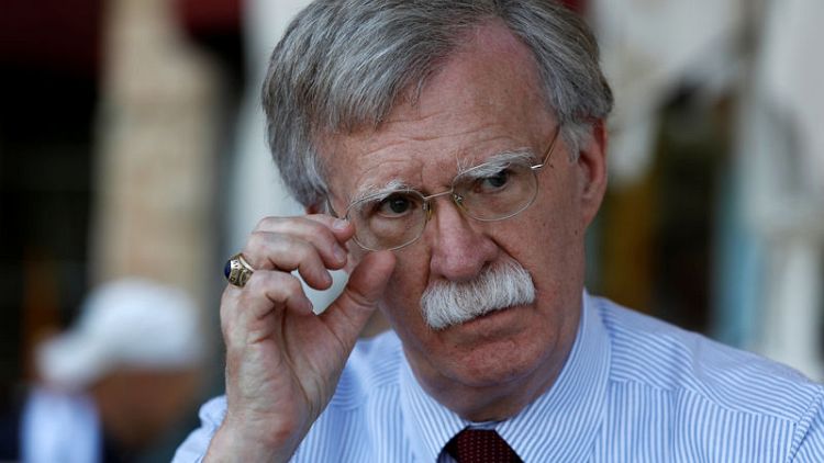 Sanctions on Iran having effect, but regime change is not U.S. policy - Bolton