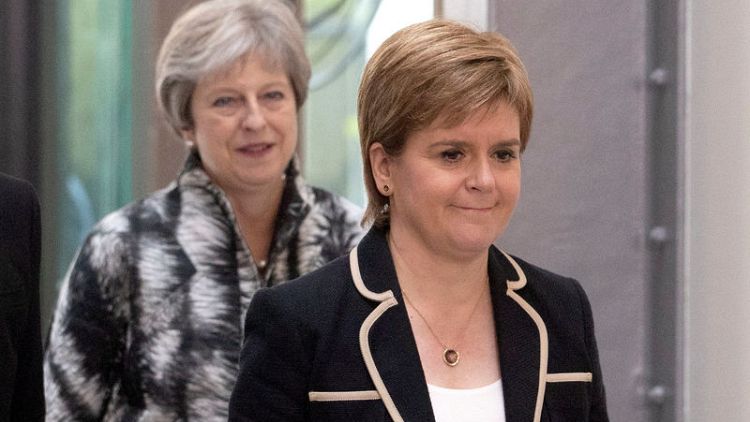 Scotland's budget gap falls, Sturgeon warns of Brexit danger