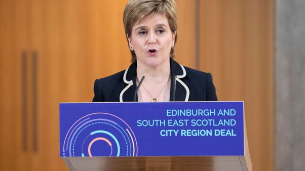 Scotland's Sturgeon says Brexit endangers economy Scotland's Sturgeon says Brexit endangers economy