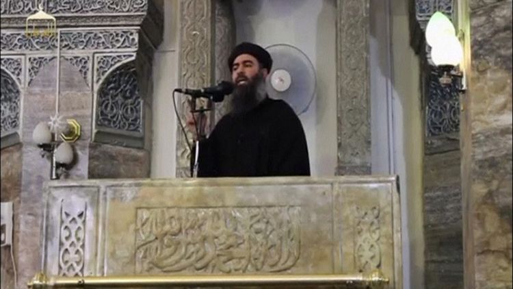 Islamic state chief, in rare speech, urges followers to persevere