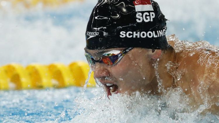 Olympic champ Schooling moving in 'right direction' for 2020