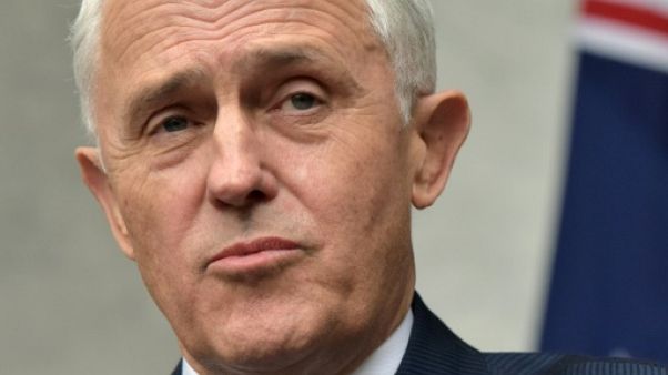 Le Premier ministre australien Malcolm Turnbull à Canberra, le 23 août 2018 Le Premier ministre australien Malcolm Turnbull à Canberra, le 23 août 2018
