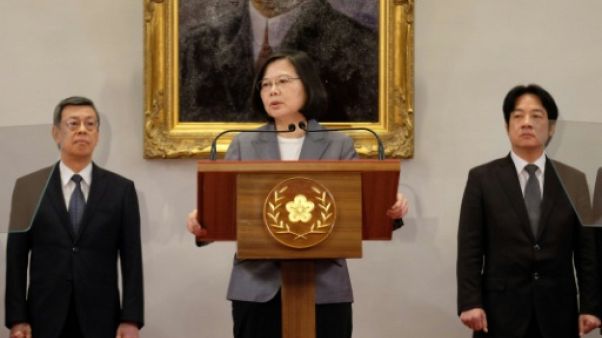 La présidente taïwanaise Tsai Ing-wen à Taipei, le 21 août 2018 La présidente taïwanaise Tsai Ing-wen à Taipei, le 21 août 2018