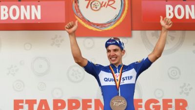 Cyclisme: le Colombien Hodeg premier leader du Tour d'Allemagne du renouveau