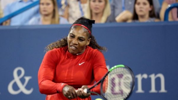 Serena Williams, le 14 août 2018 lors du tournoi de Cincinnati Serena Williams, le 14 août 2018 lors du tournoi de Cincinnati