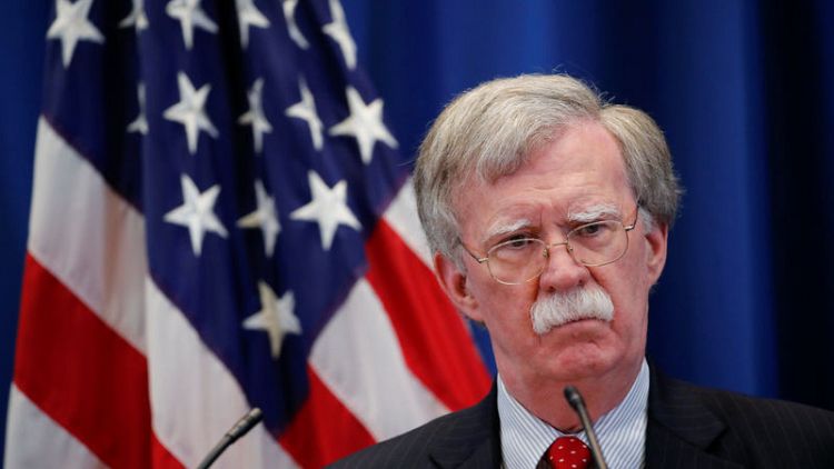 Bolton says U.S. sanctions to stay until Russia changes behaviour