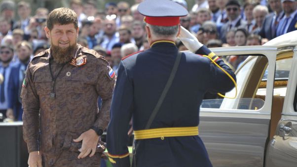 Leader of Russia's Chechnya pledges to ban rights activists Leader of Russia's Chechnya pledges to ban rights activists
