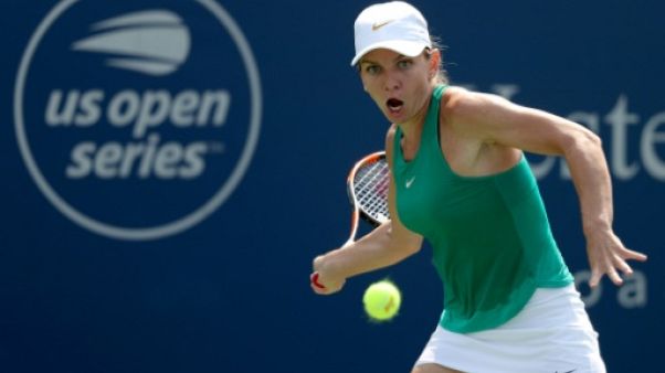 Simona Halep lors de la finale de Cincinnati le 19 août 2018 Simona Halep lors de la finale de Cincinnati le 19 août 2018