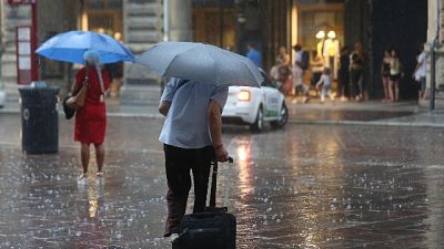 Allerta arancione per temporali in E-R Allerta arancione per temporali in E-R