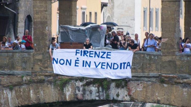 Firenze non si vende, protesta in centro