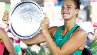 Tennis: Sabalenka ouvre son palmarès à New Haven