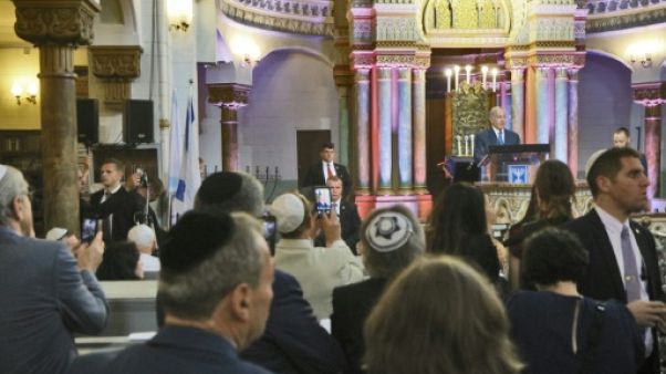 Les juifs toujours menacés, selon Netanyahu en visite à Vilnius Les juifs toujours menacés, selon Netanyahu en visite à Vilnius