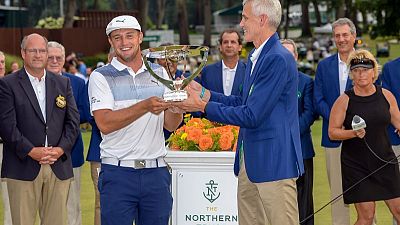 DeChambeau claims four-stroke victory in FedEx Cup opener
