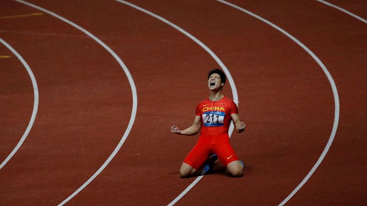 Sub-10 Su savours Asiad gold, not fussy about time