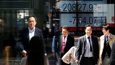 المؤشر نيكي الياباني يغلق عند أعلى مستوى في 10 أسابيع