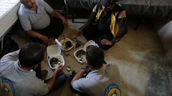 Driven from home, White Helmet rescuers start over in north Syria Driven from home, White Helmet rescuers start over in north Syria