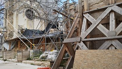 Verso rimozione macerie basilica Norcia