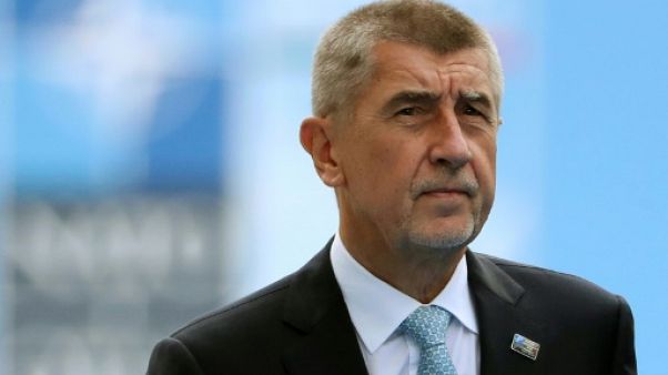 Le Premier ministre tchèque Andrej Babis à Bruxelles le 12 juillet 2018 Le Premier ministre tchèque Andrej Babis à Bruxelles le 12 juillet 2018