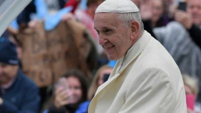 Le pape François en visite à Knock en Irlande, le 26 août 2018