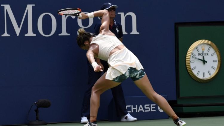 Tennis - World number one Halep stunned by Kanepi in U.S. Open first round